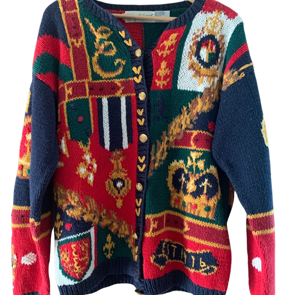 Vintage Cotton Women's Cardigan Sweater